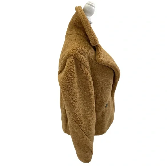 NWT GAP Sherpa Moto Jacket XS Tan - Picture 4 of 14